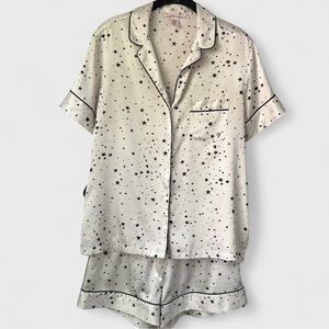 🌙 Victorias Secret two piece starry night matching pajama set size small